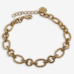 bracelet chaine doree fantaisie CHORANGE créateur de bijoux