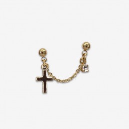 tiCROIX- earring with chain