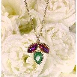 collier chaine acier doré par Chorange créateur de bijoux fantaisie