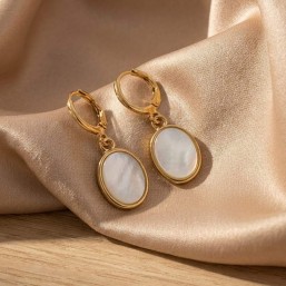 ELI- earring with mother of...